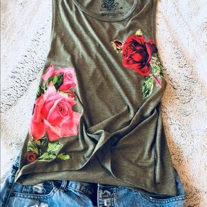 Rodeo Quincey Rose tank top